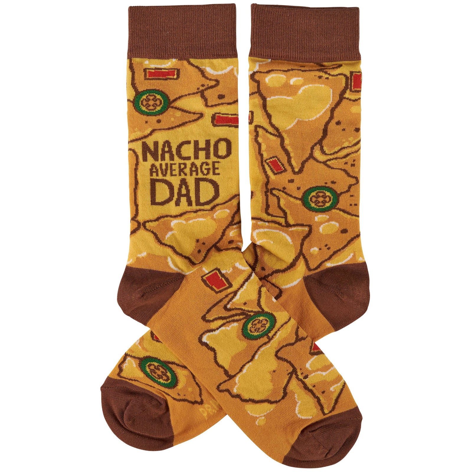 Nacho Average Dad Socks - Premium socks from Primitives by Kathy - Just $11.50! Shop now at Pat's Monograms