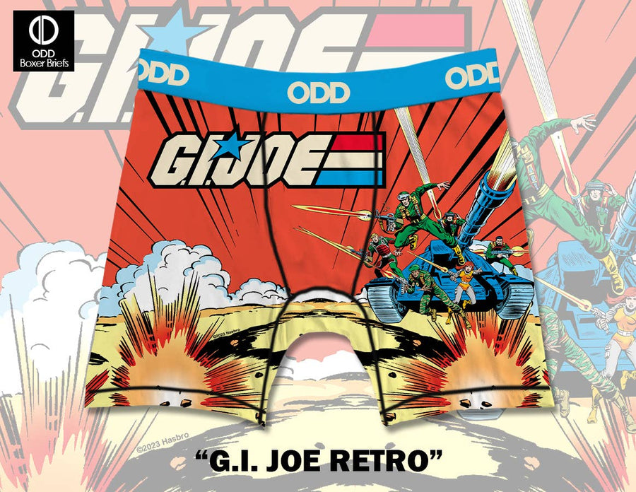 G.I. Joe Retro - Mens Boxer Briefs - Premium Accessories from Odd Sox - Just $22.95! Shop now at Pat's Monograms