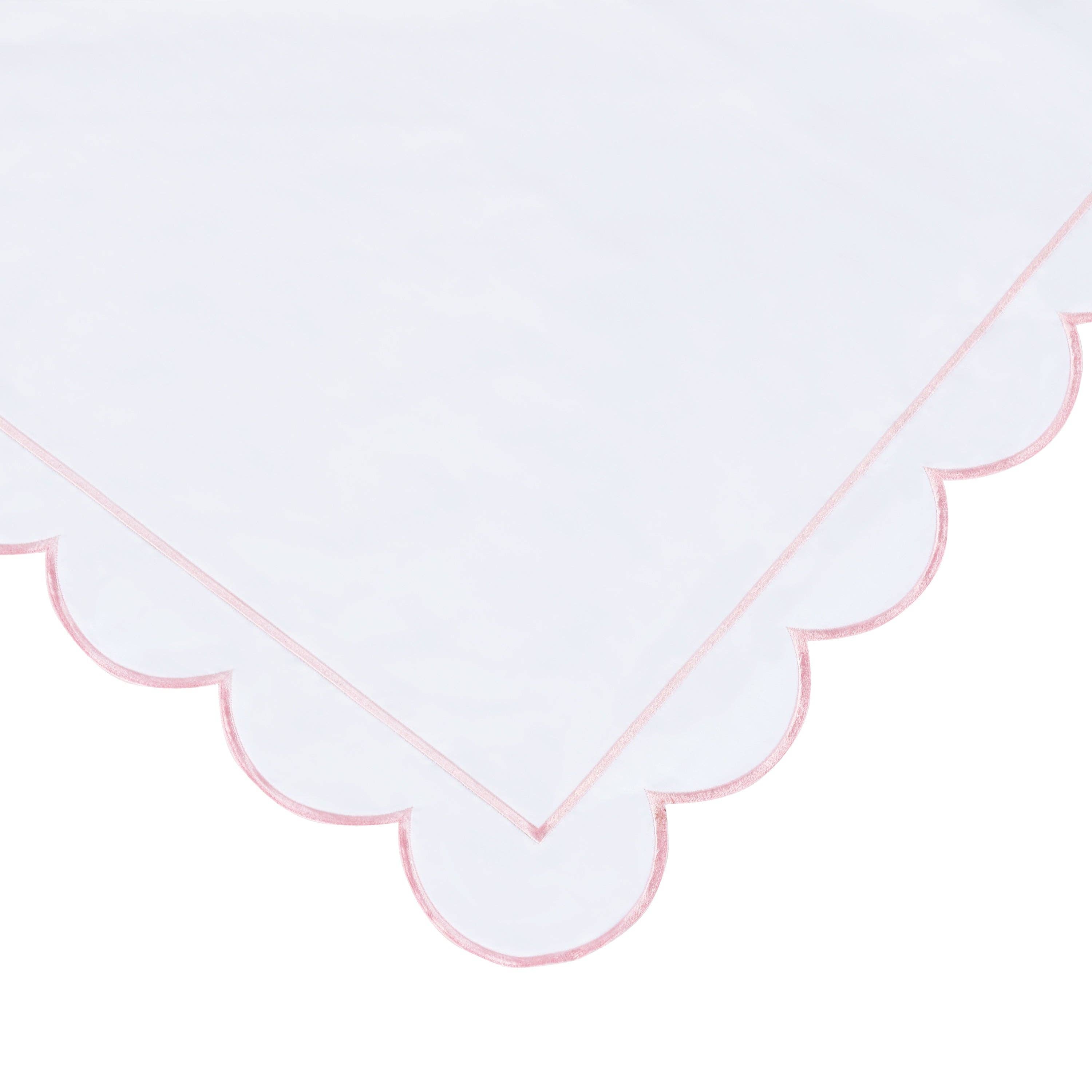 Scallop Frame Embroidered Cotton Percale Euro Sham - Premium Home Textiles from Mélange Home - Just $48.95! Shop now at Pat's Monograms