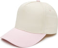 Kids Two Tone Vintage Cap - Light Pink/Beige - Premium Trucker Cap from Funky Junque - Just $15.95! Shop now at Pat's Monograms