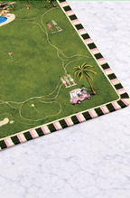 On the green golf mahjong mat 33"x33" — Girl Tribe Co