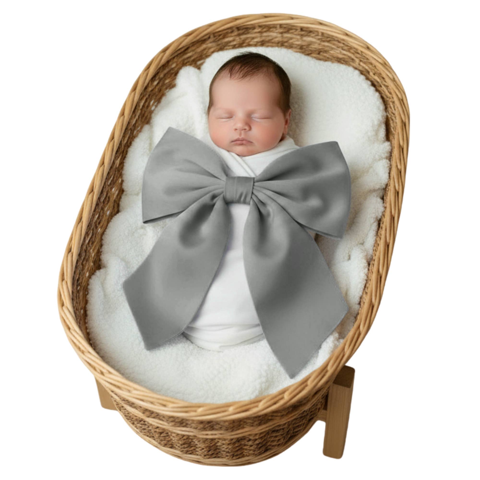 Newborn Swaddle Sash-Cotton Maternity Sash with Big Bowknot - Premium Baby Accessories from Morxy LLC - Just $24.95! Shop now at Pat's Monograms