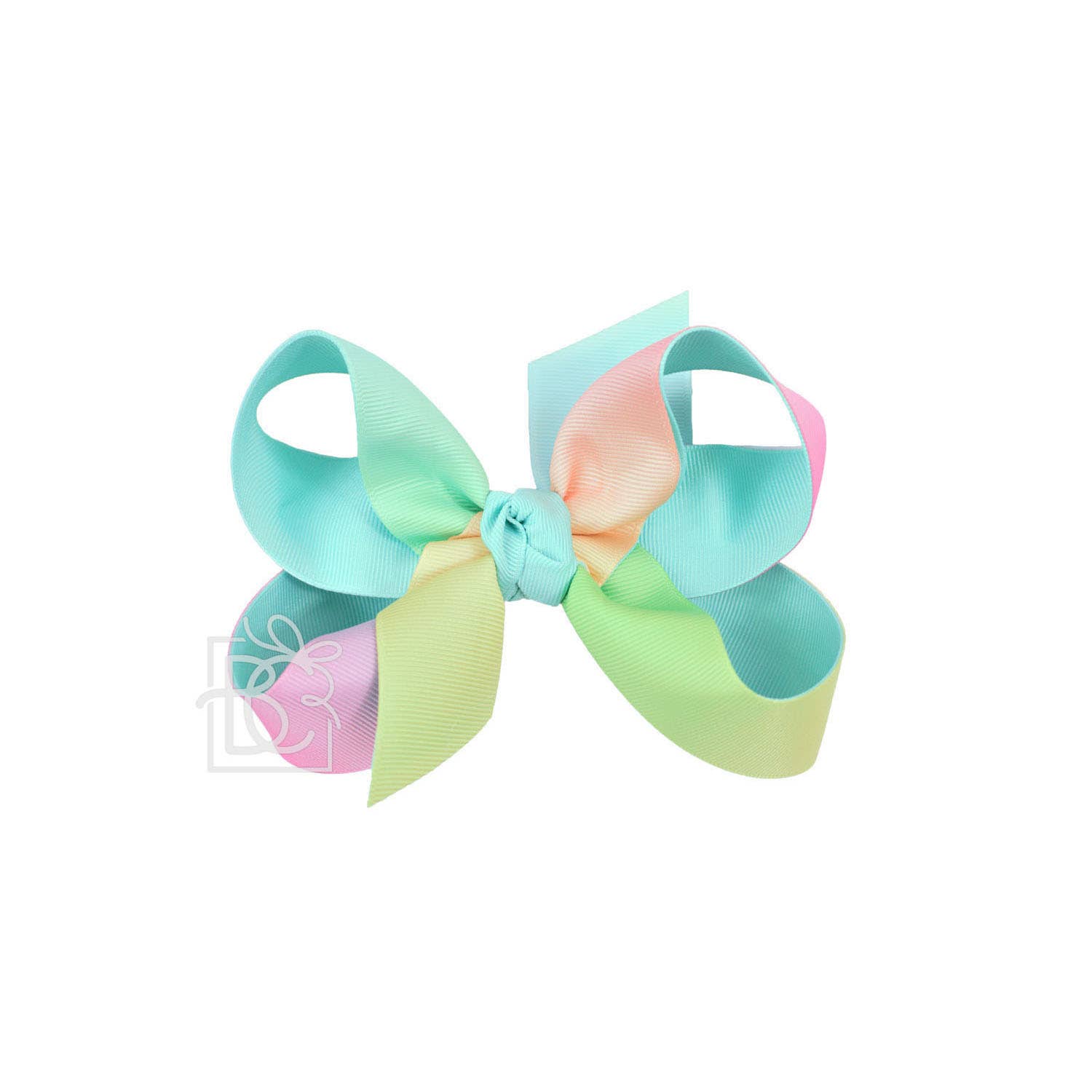 LAYERED RAINBOW BOW ON CLIP - Premium Hair Bows from Beyond Creations, LLC - Just $13.95! Shop now at Pat's Monograms