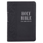 KJV Bible Compact LP Faux Leather, Black - Premium Bible from Christian Art Gifts - Just $24.99! Shop now at Pat's Monograms