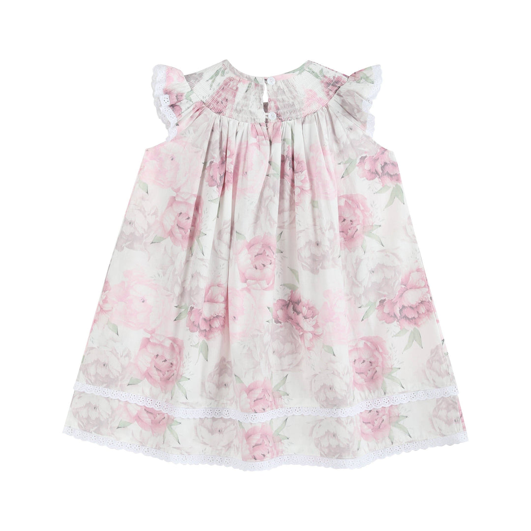 Rose Floral Print Bishop Dress - Premium Baby & Toddler Dresses from Lil Cactus - Just $34.95! Shop now at Pat's Monograms