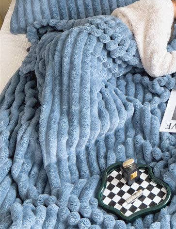 Soft Solid Color Fleece Blanket - Premium  from Sweetkama - Just $25! Shop now at Pat's Monograms