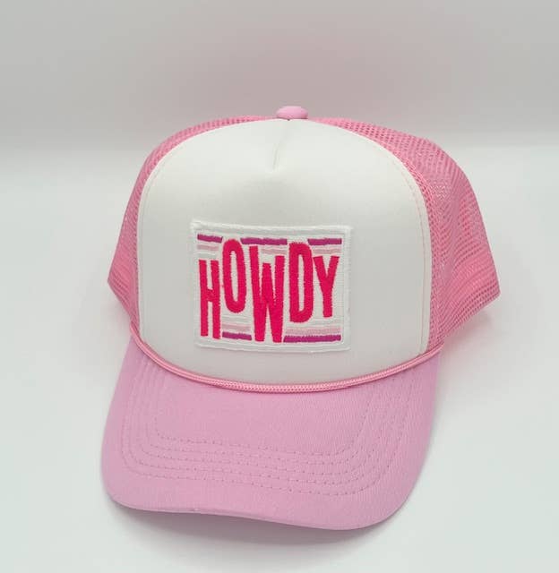 Howdy Foam Trucker Hat - Premium Hat from Lucky Girl TX - Just $24.95! Shop now at Pat's Monograms