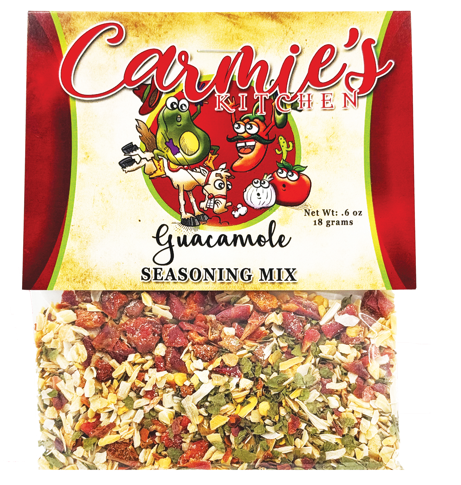 Guacamole Seasoning Mix - Premium Dips & Spreads from Carmie's Kitchen - Just $5! Shop now at Pat's Monograms