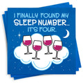 Sleep Number Napkins - Premium party supplies from Chris’s Stuff Inc. - Just $4.25! Shop now at Pat's Monograms