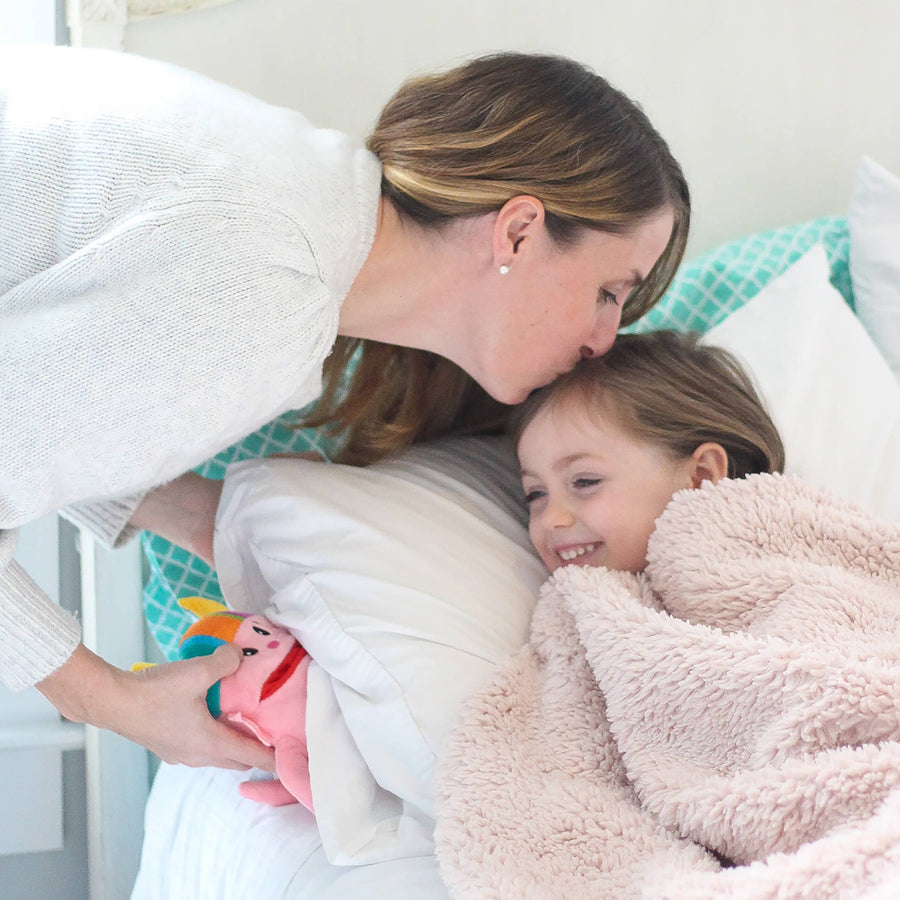 Ollie Pink Monster Tooth Fairy Pillow unique grandchild gift - Premium stuffed animals from The Tooth Brigade - Just $15.95! Shop now at Pat's Monograms