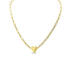 Paperclip Heart Necklace - Premium  from WJW - Just $29.95! Shop now at Pat's Monograms