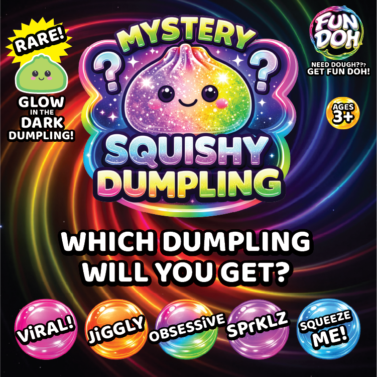 4" Mystery Squishy Dumpling - Premium novelty from Novelty Brands - Just $11.95! Shop now at Pat's Monograms