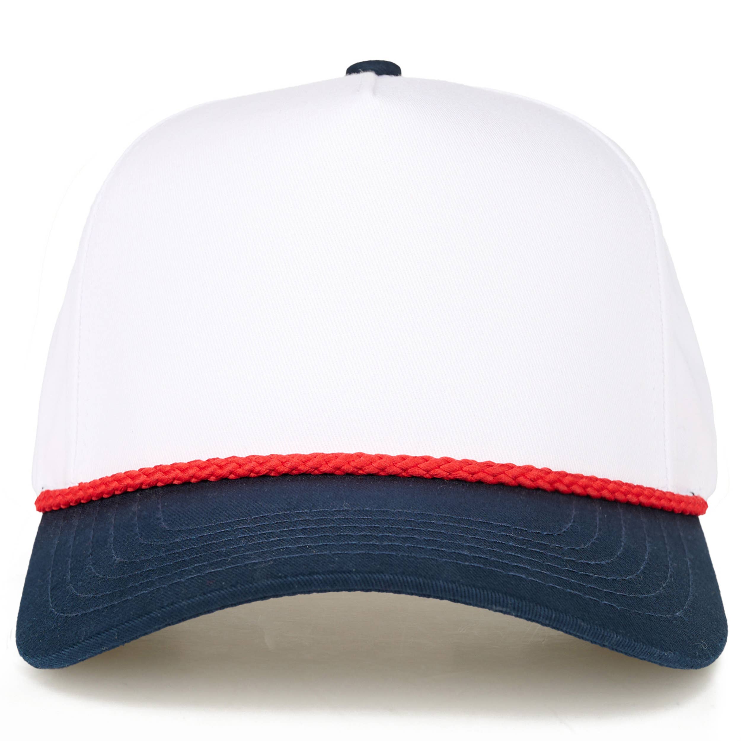C.C Two Tone Plain with Rope Point Trucker Hat - Premium hat from Hana - Just $14.95! Shop now at Pat's Monograms