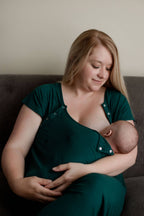 Forest Maternity Mommy Labor and Delivery/ Nursing Gown - Premium Maternity Clothing from Three Little Tots - Just $36.95! Shop now at Pat's Monograms