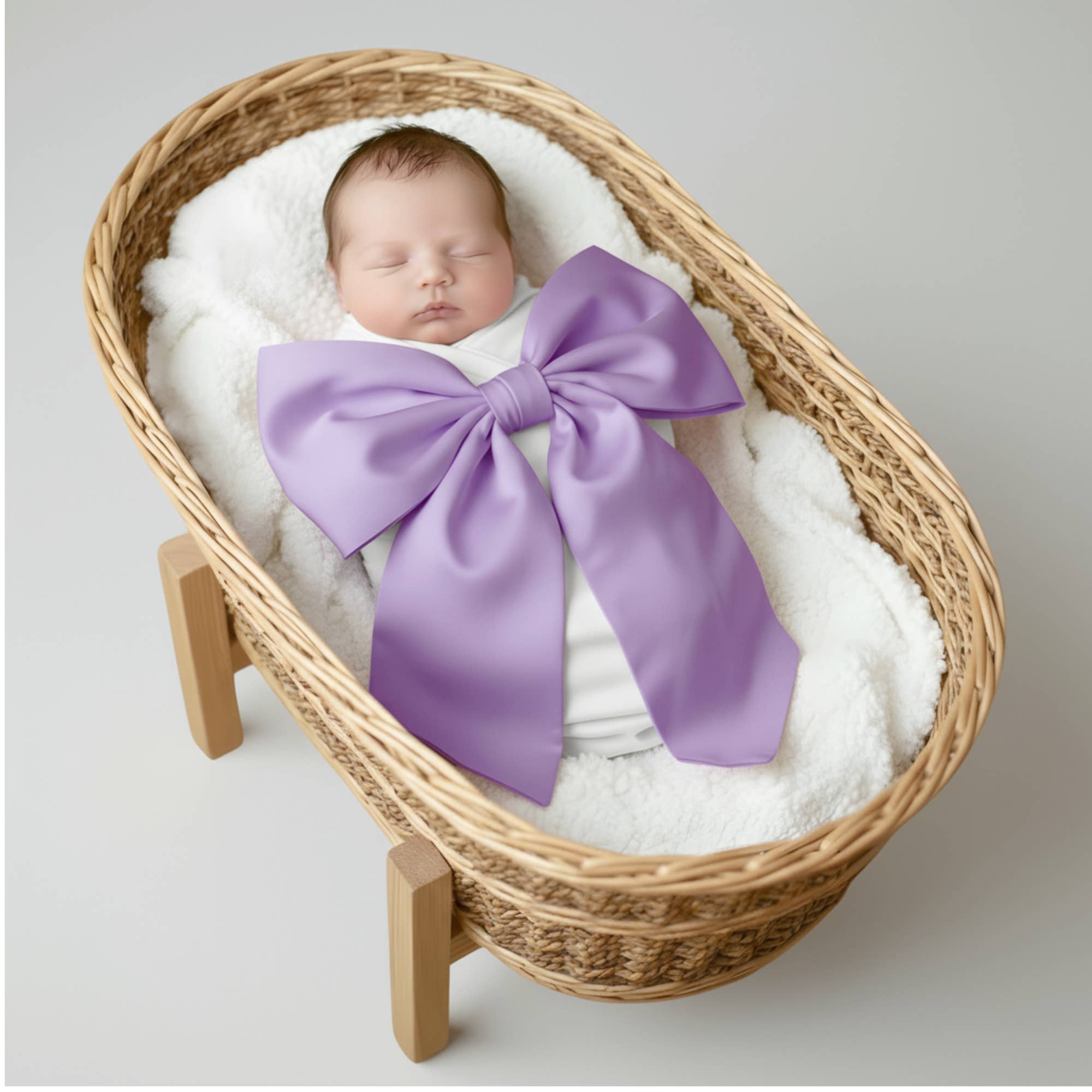 Newborn Swaddle Sash-Cotton Maternity Sash with Big Bowknot - Premium Baby Accessories from Morxy LLC - Just $24.95! Shop now at Pat's Monograms