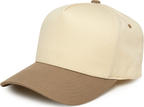 Kids Two Tone Vintage Cap - Khaki/Beige - Premium Trucker Cap from Funky Junque - Just $15.95! Shop now at Pat's Monograms