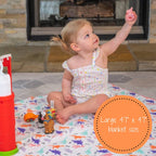 Rawr-Some Girly Baby Toddler Muslin Blanket - Premium Baby Blanket from LollyBanks - Just $29.95! Shop now at Pat's Monograms