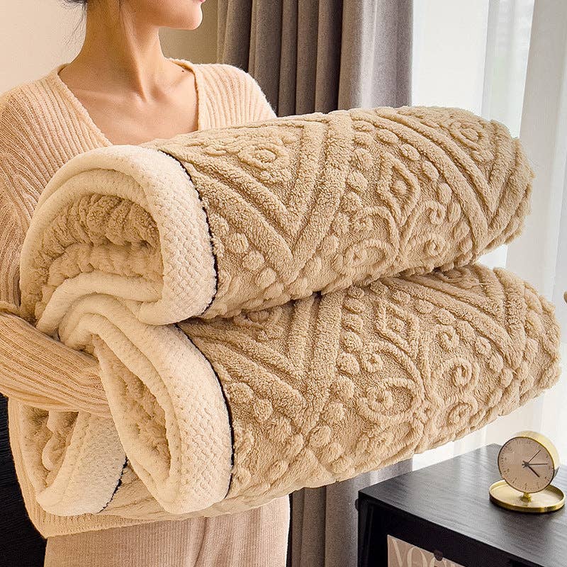 Home Decor Coral Fleece Soft Blanket - Premium  from Sweetkama - Just $44! Shop now at Pat's Monograms