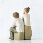 Brother and Sister - Premium Figurines from Willow Tree - Just $54.95! Shop now at Pat's Monograms