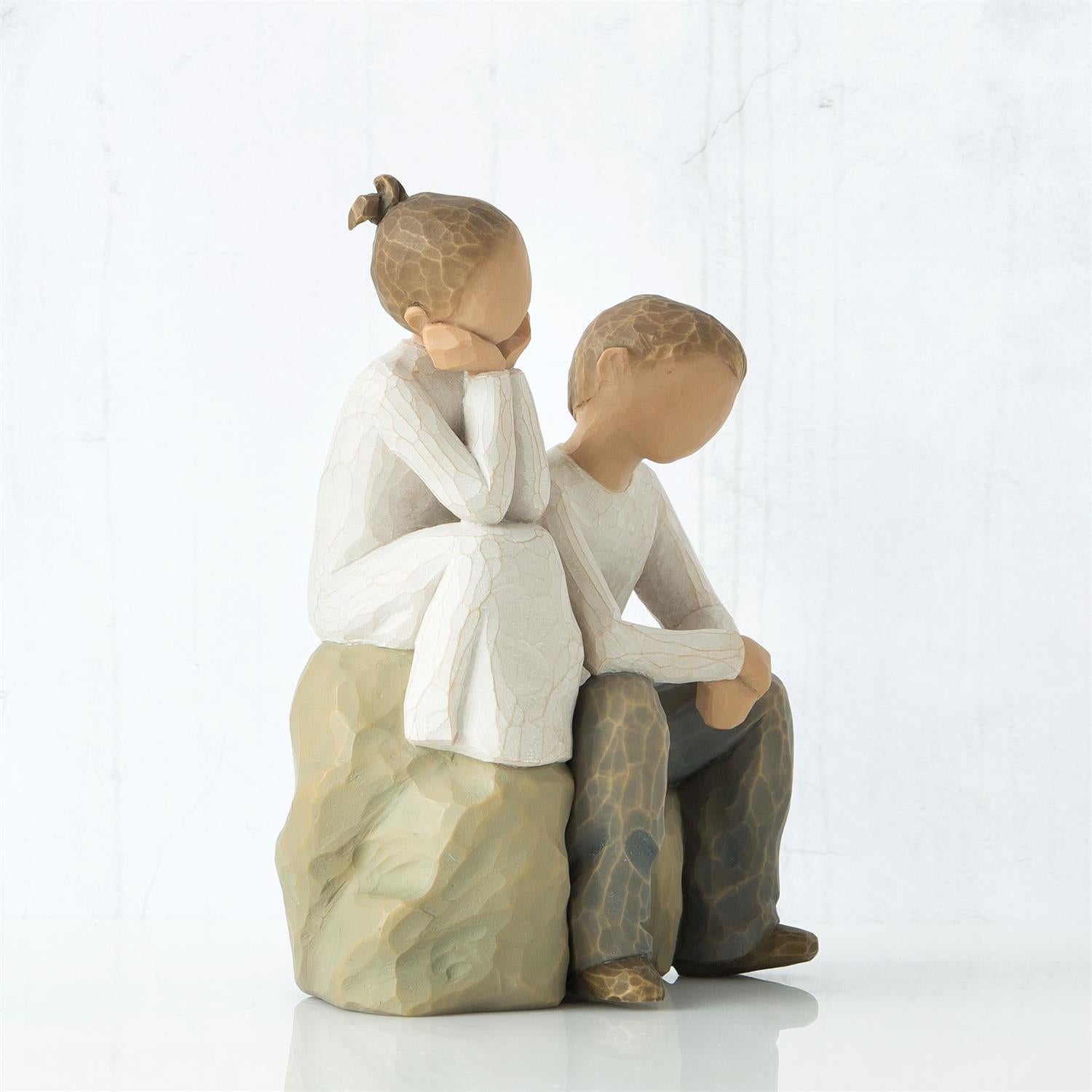 Brother and Sister - Premium Figurines from Willow Tree - Just $54.95! Shop now at Pat's Monograms