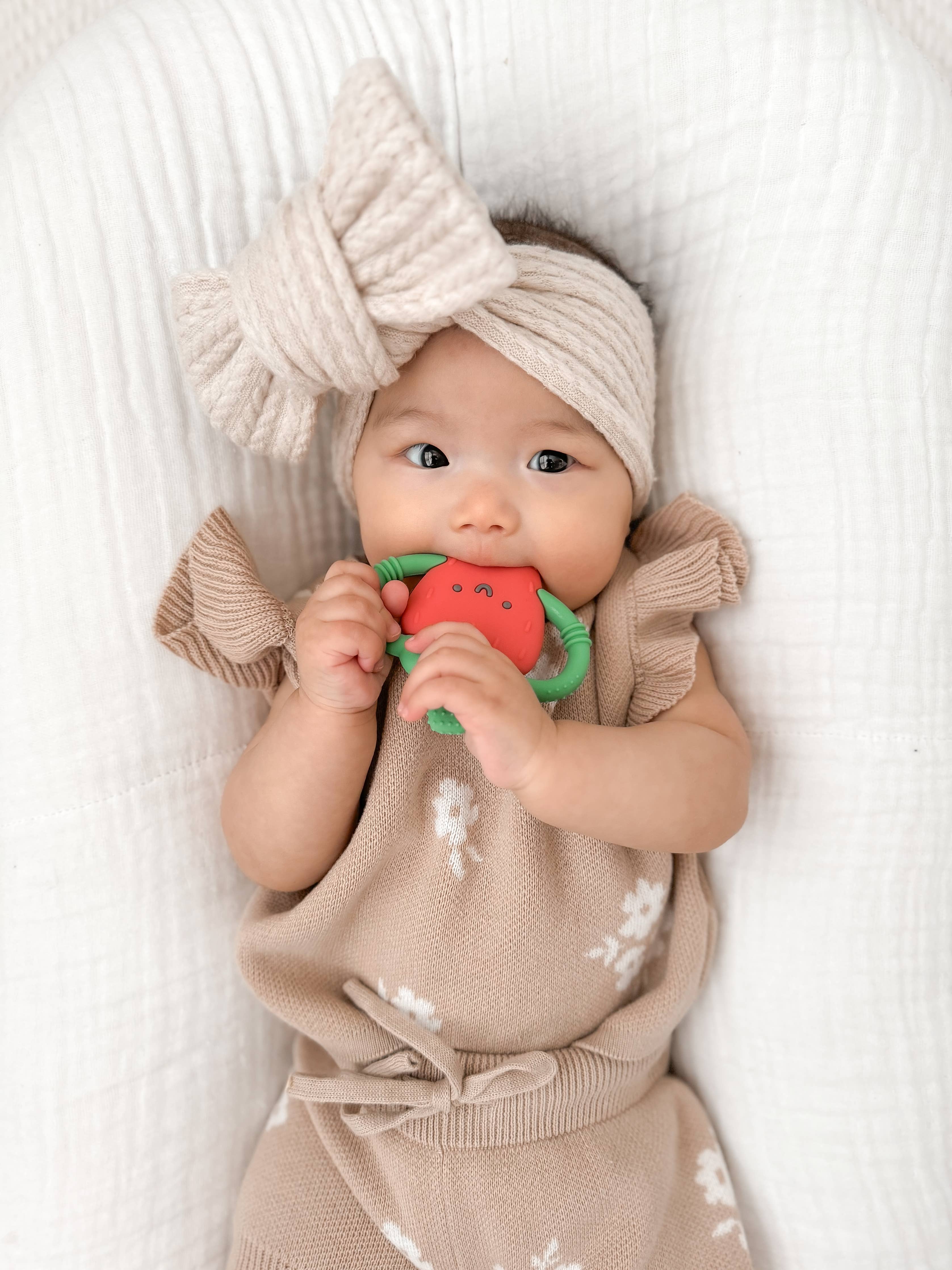 Strawberry Chew Crew® - Premium teethers from Itzy Ritzy - Just $9.95! Shop now at Pat's Monograms