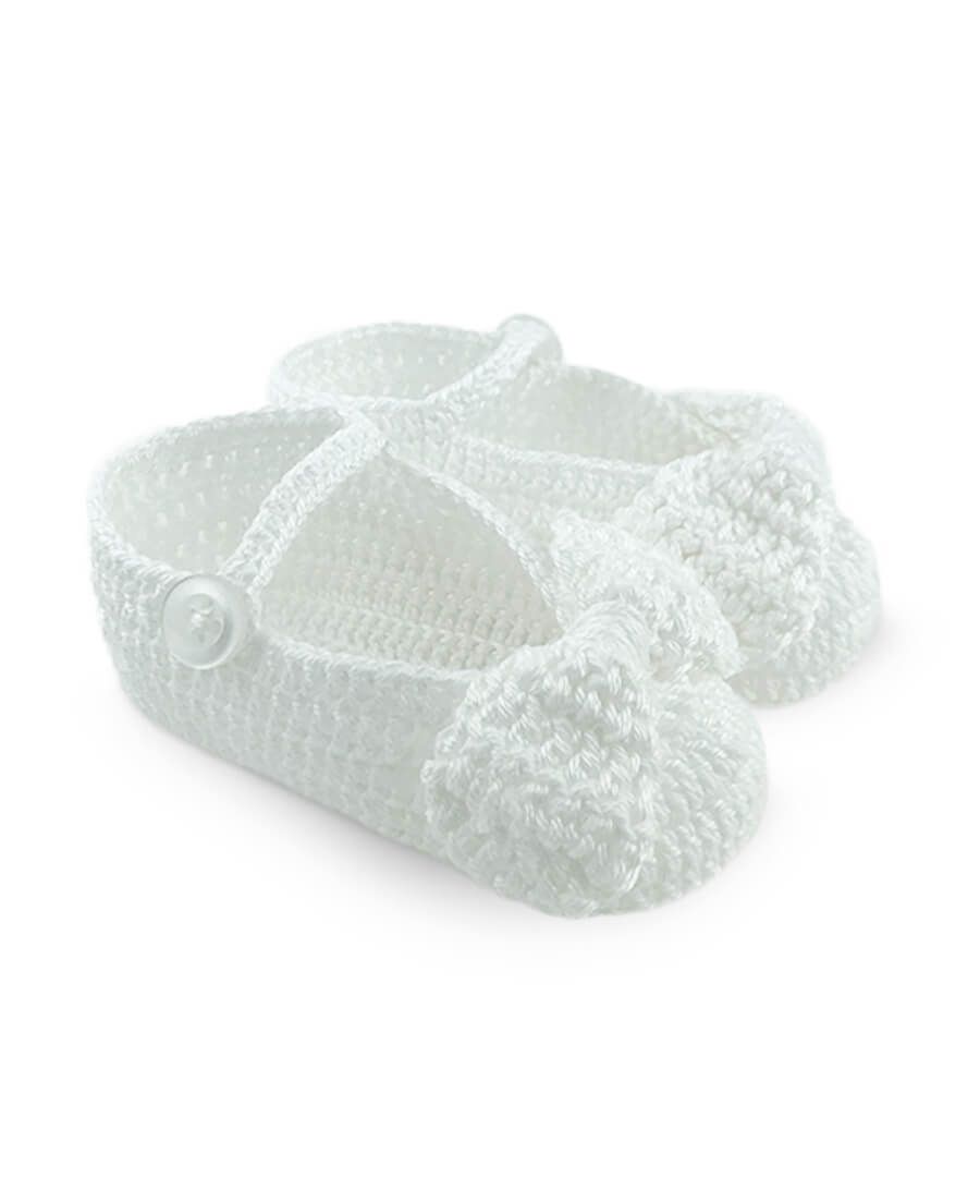 Bow Crochet Bootie - Premium Infant Accessories from Jefferies Socks - Just $18.95! Shop now at Pat's Monograms