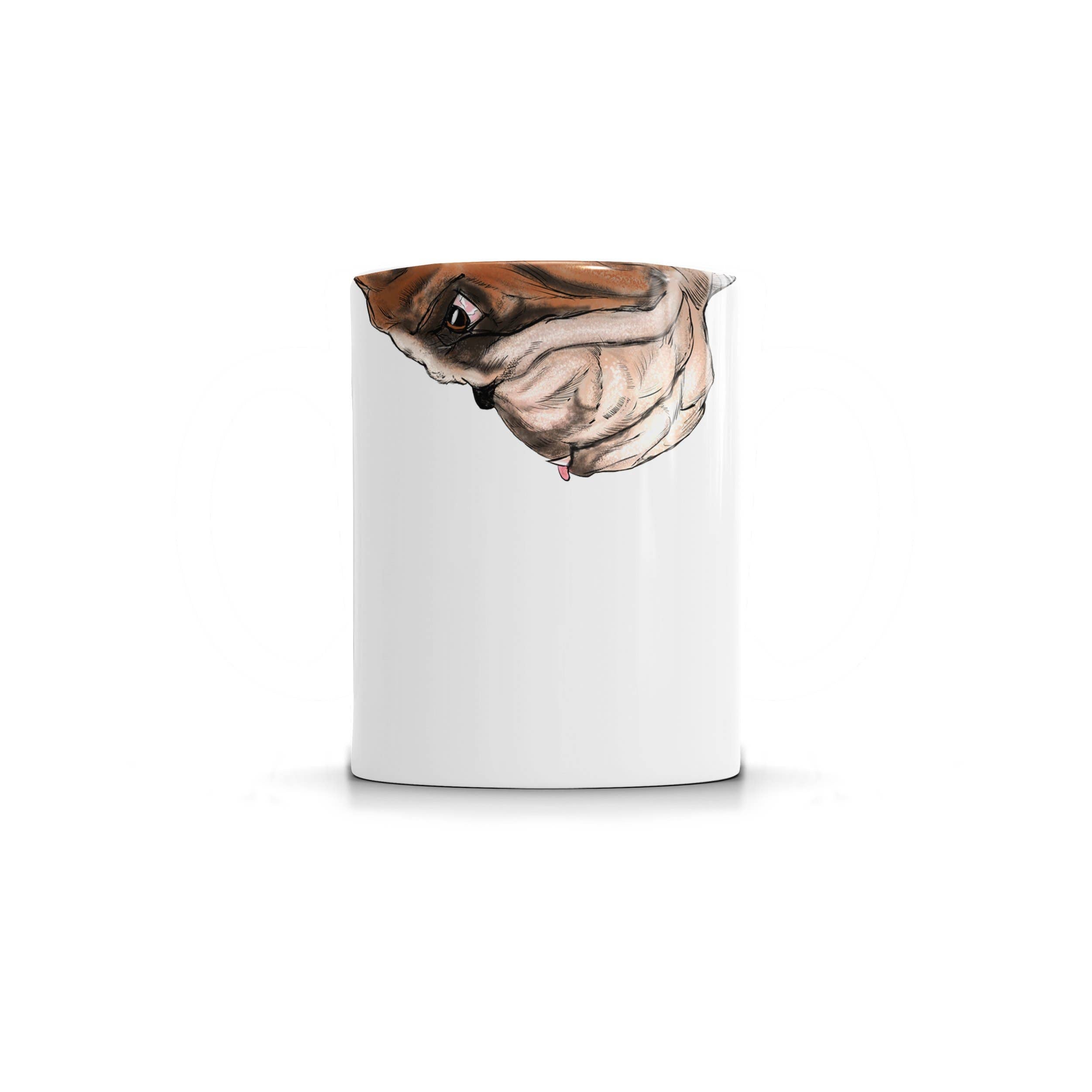 Bulldog Snout Mug - Premium mug from American Brand Studio - Just $17.99! Shop now at Pat's Monograms