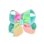 LAYERED RAINBOW BOW ON CLIP - Premium Hair Bows from Beyond Creations, LLC - Just $13.95! Shop now at Pat's Monograms