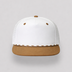 Perforated Structured White-Burnt Orange / White-Orange Rope - XL - Premium Hats & Caps from Blank Rope Hats - Just $19.95! Shop now at Pat's Monograms