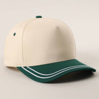 Double Stitched Plain Two Tone Canvas Cotton Trucker Hat - Premium hats from Fashion City - Just $15! Shop now at Pat's Monograms