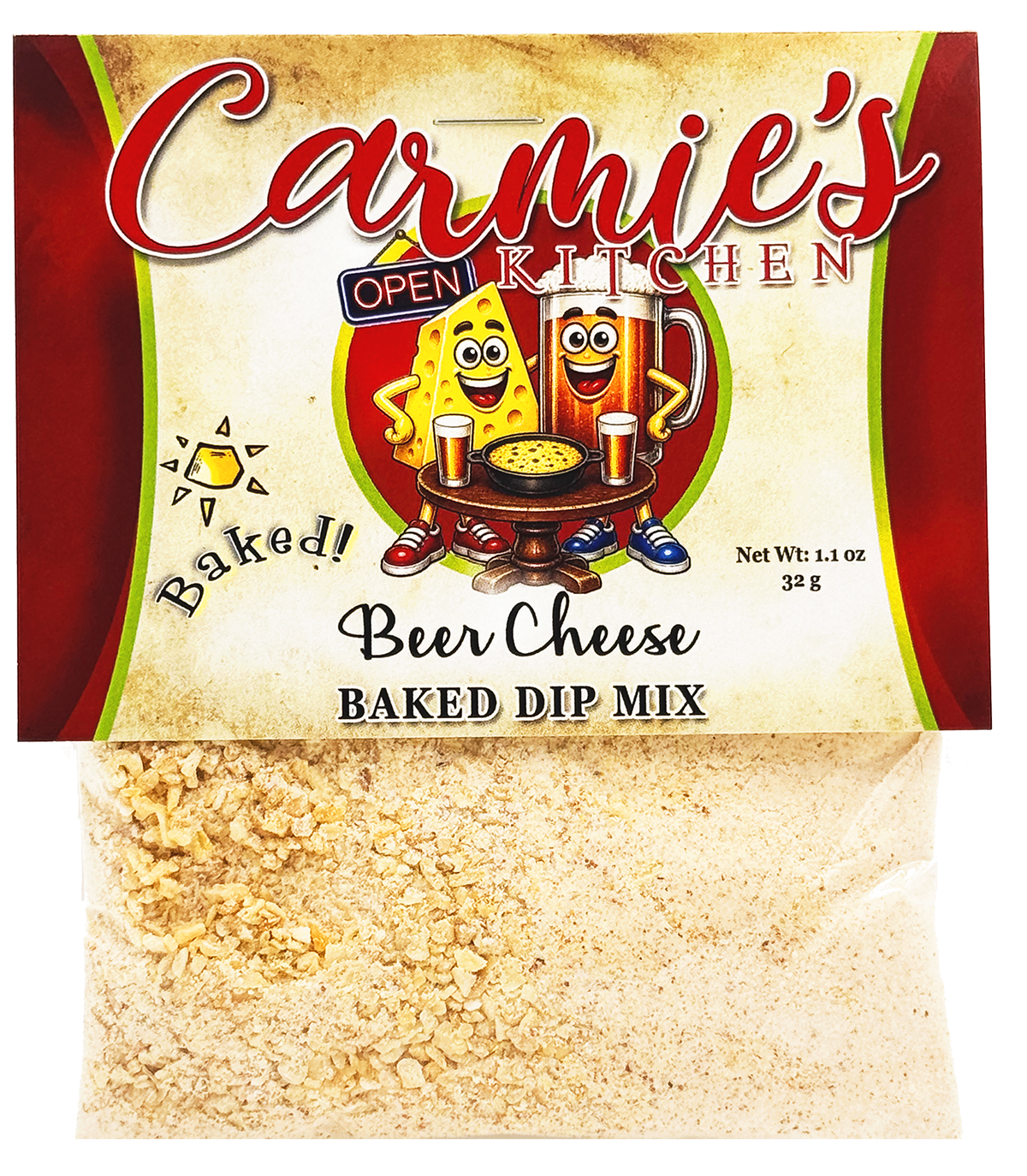 Beer Cheese Baked Dip Mix - Premium Gourmet Foods from Carmie's Kitchen - Just $5! Shop now at Pat's Monograms