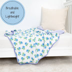 You Had Me At Hydrangea Baby Toddler Muslin Blanket - Premium Baby Blanket from LollyBanks - Just $29.95! Shop now at Pat's Monograms