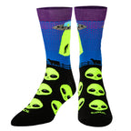 Alien Abduction - Mens Crew Folded - Premium Socks from Cool Socks - Just $12.99! Shop now at Pat's Monograms