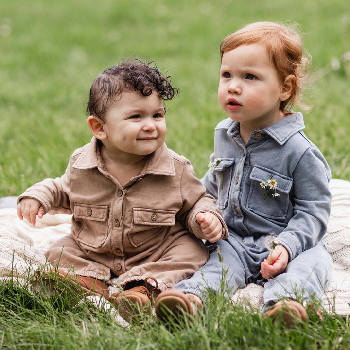 Acid Wash Infant Jumpsuit - Premium Baby & Toddler Outfits from Burt's Bees Baby - Just $24.95! Shop now at Pat's Monograms