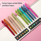 Vintage Gel Pens Retractable 12 Pack - Premium Art supplies from Mr. Pen - Just $10.95! Shop now at Pat's Monograms