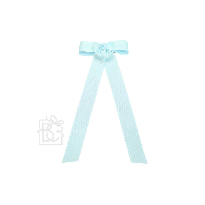 FLAT BOW W/ 7" STREAMERS ON ALLIGATOR CLIP - Premium Hair Bows from Beyond Creations, LLC - Just $9.95! Shop now at Pat's Monograms