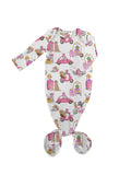 Puppy Chic Knotted Infant Gown - Premium Baby Sleepwear from Goosies - Just $29.95! Shop now at Pat's Monograms