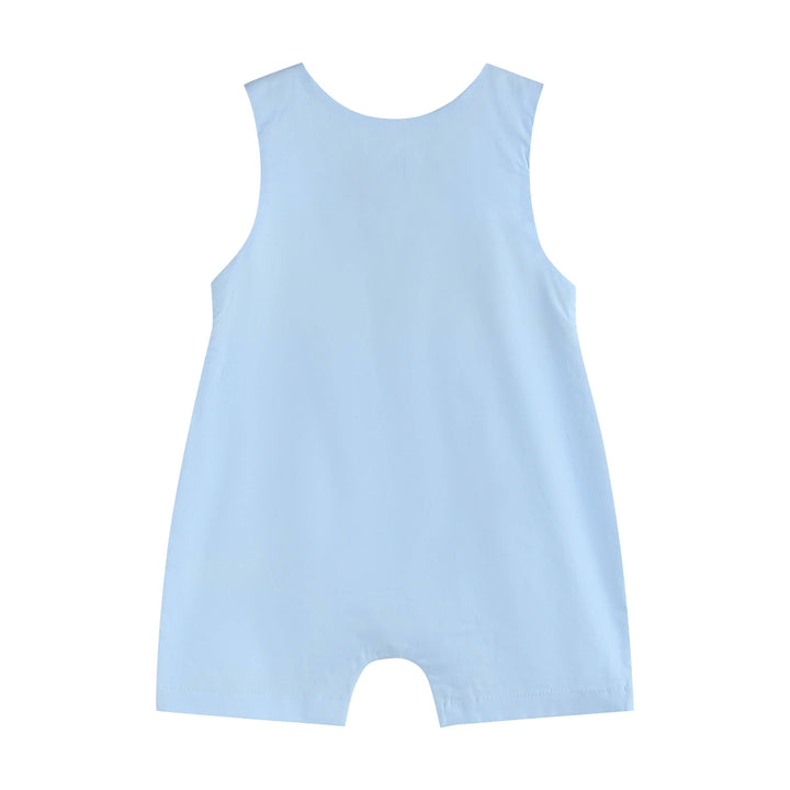 Light Blue Easter Smocked Shortalls - Premium Baby & Toddler Outfits from Lil Cactus - Just $38.95! Shop now at Pat's Monograms
