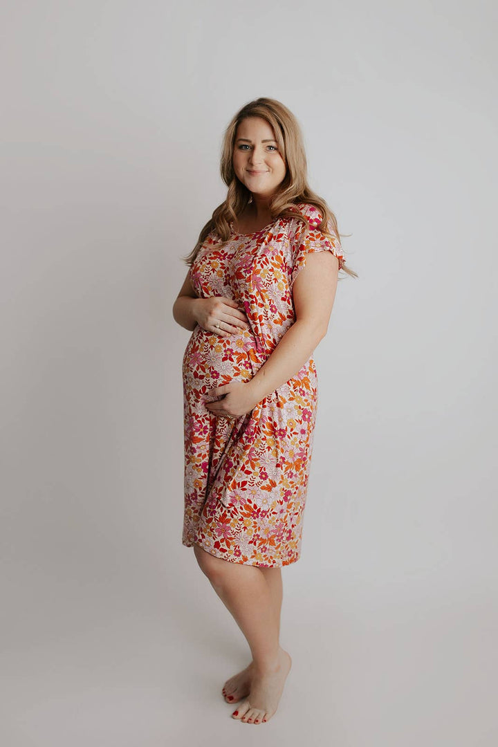 Wild Child Maternity Mommy Labor and Delivery/ Nursing Gown - Premium Maternity Clothing from Three Little Tots - Just $36! Shop now at Pat's Monograms