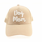 Dog Mom Embroidered Mesh Back High Ponytail CC Ball Cap - Premium Caps from C.C Beanie - Just $22.95! Shop now at Pat's Monograms