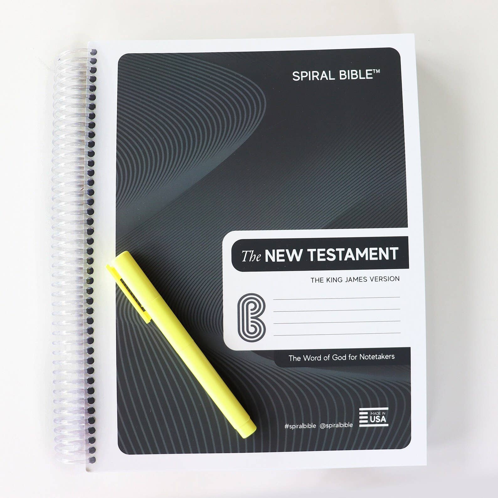 Spiral Bible™ - KJV New Testament - Premium Bible from Spiral Bible - Just $54.95! Shop now at Pat's Monograms