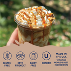 Sugar Free Salted Caramel Syrup - Premium  from Jordan's Skinny Mixes - Just $9.59! Shop now at Pat's Monograms