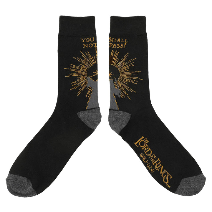 Lord Of The Rings Characters Adult 5-Pair Casual Crew Socks-OSFA - Premium socks from Bioworld Merchandising - Just $24.95! Shop now at Pat's Monograms