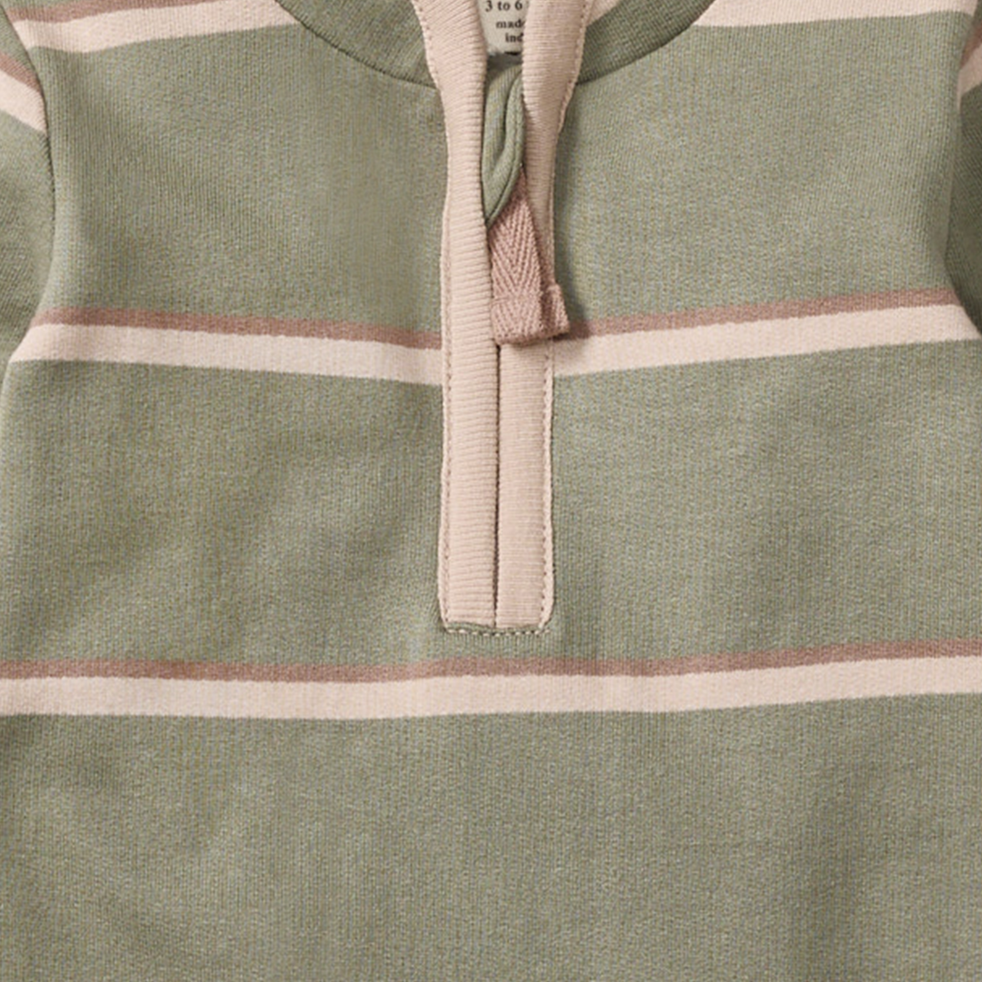 Holland Stripe Infant Jumpsuit - Premium Baby & Toddler Outfits from Burt's Bees Baby - Just $22.95! Shop now at Pat's Monograms