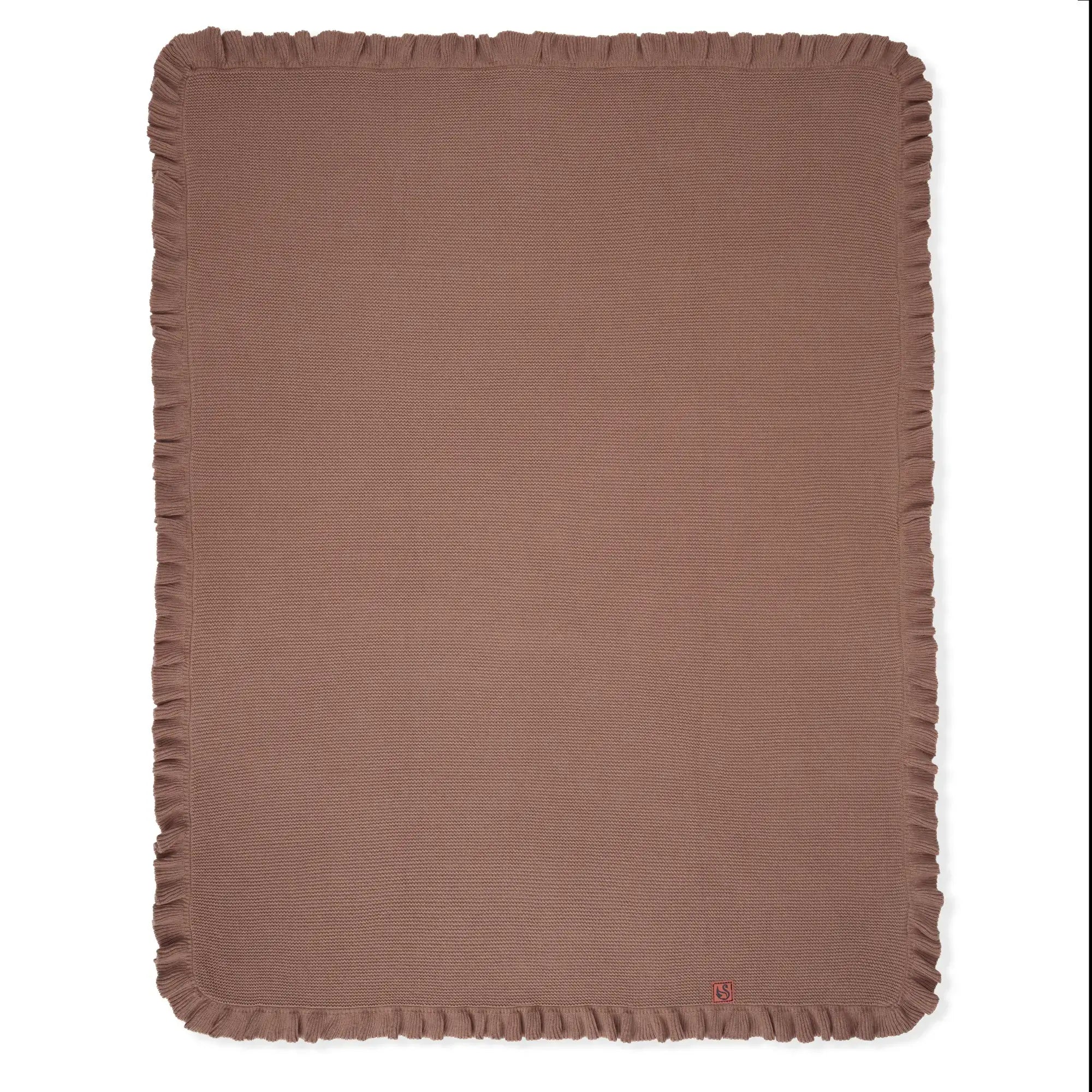 Ruffled Knit Baby Blanket - 100% Cotton - Premium Baby Blanket from SwaddleAn - Just $44.95! Shop now at Pat's Monograms