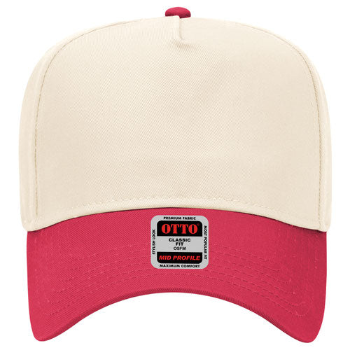 Buy Otto 5 Panel 31- - Mid Profle Vintage Cotton/Twill Baseball