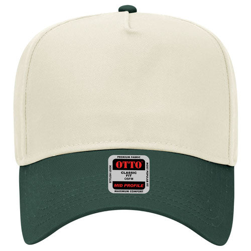 Buy Otto 5 Panel 31- - Mid Profle Vintage Cotton/Twill Baseball