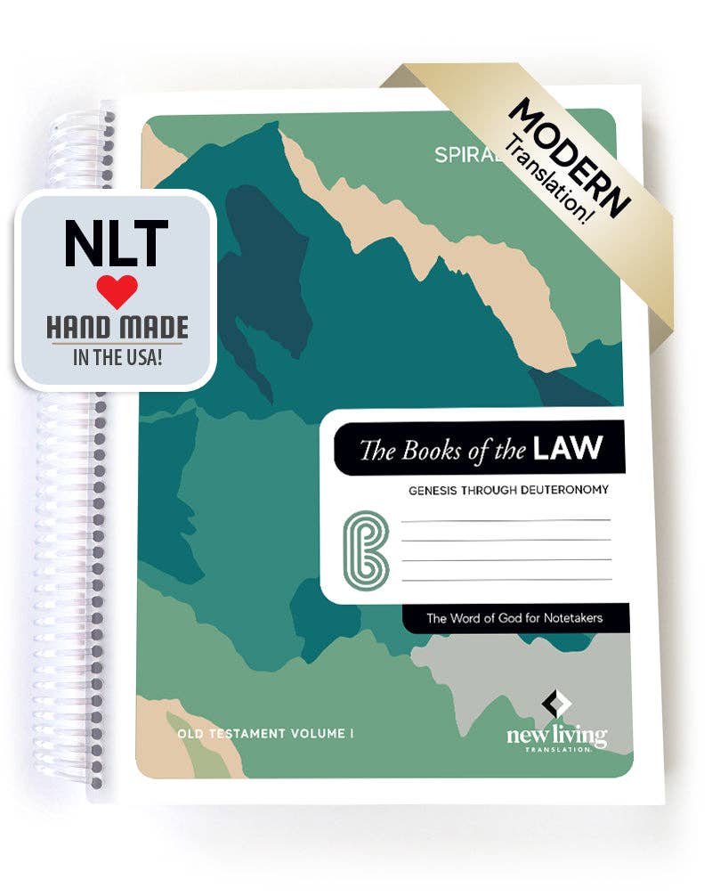 Spiral Bible™ - NLT - Genesis - Deuteronomy - Premium Bible from Spiral Bible - Just $42.95! Shop now at Pat's Monograms
