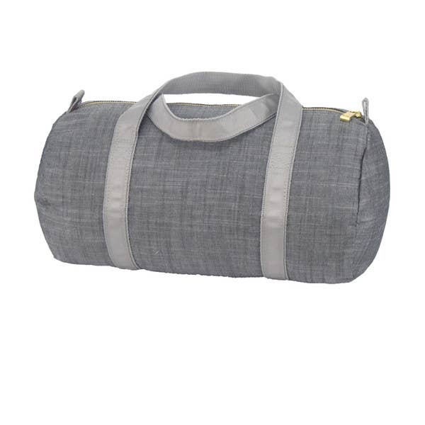 Chambray Baby Duffel - Premium Baby Gift from Mint - Just $23.95! Shop now at Pat's Monograms