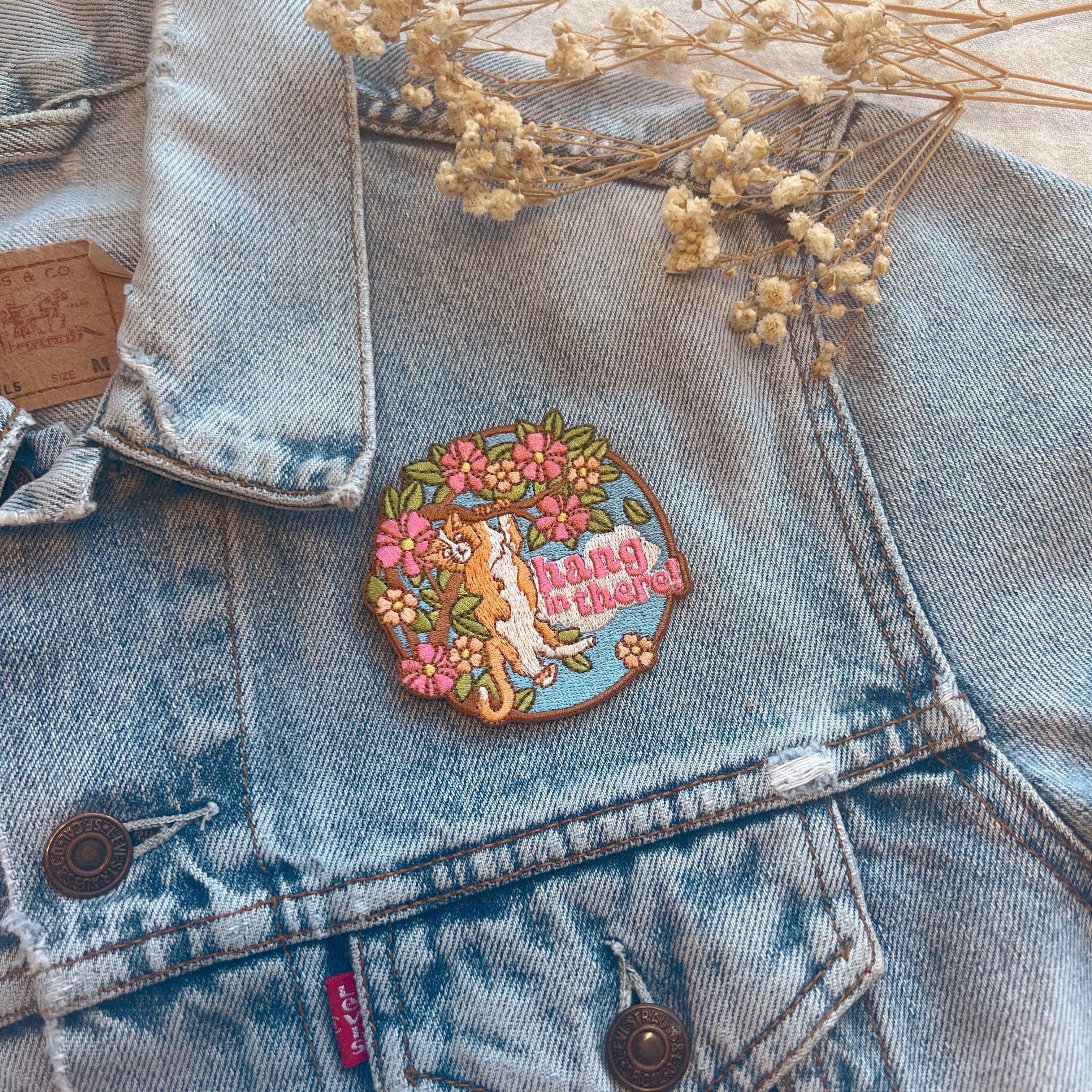 Hang in There Kitten Patch - Premium Patch from Kindness is Magic - Just $6! Shop now at Pat's Monograms